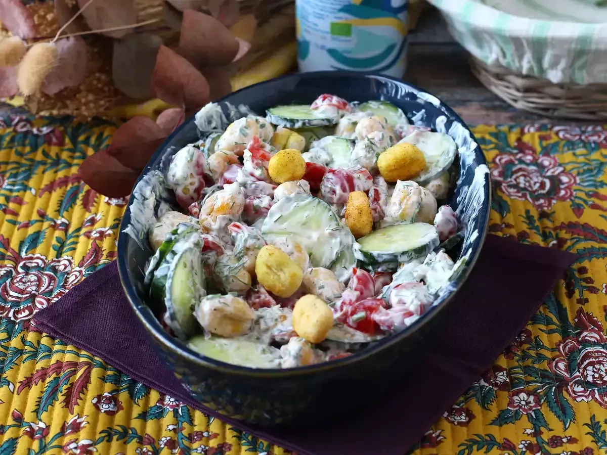 Sprød gnocchi-salat