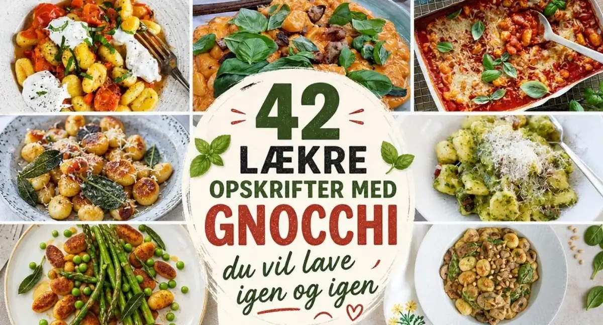 42 lækre opskrifter med gnocchi du vil lave igen og igen