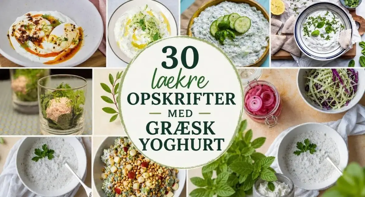 30 lækre opskrifter med græsk yoghurt
