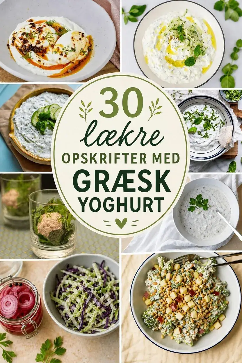 30 lækre opskrifter med græsk yoghurt