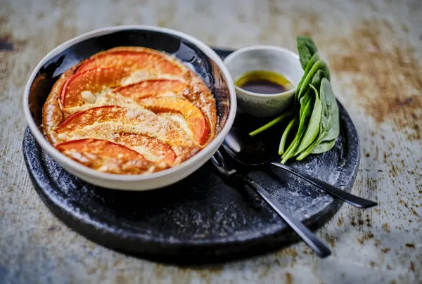 Græskar gratin med svampe- og trøffelcreme