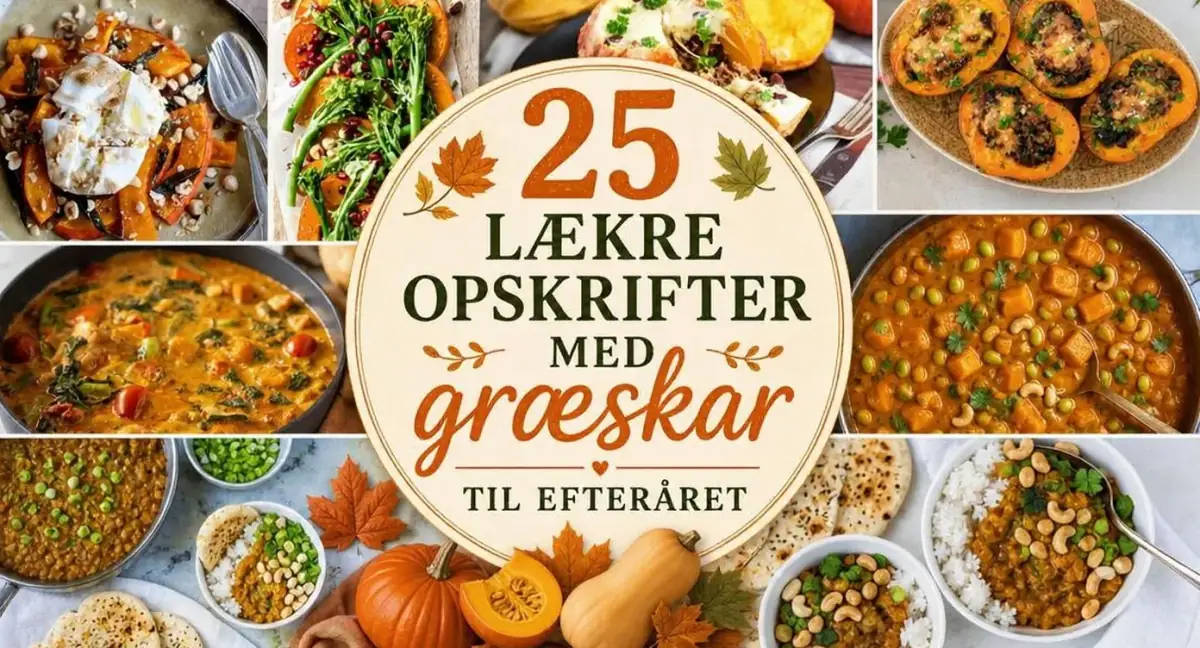 25 lækre opskrifter med græskar til efteråret