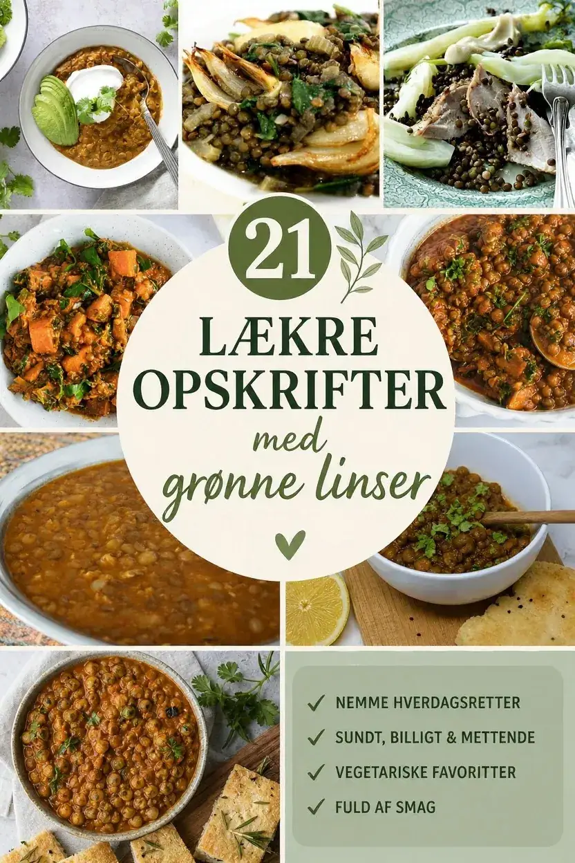 21 lækre opskrifter med grønne linser