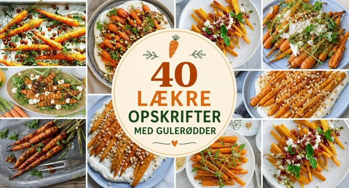 40 lækre opskrifter med gulerødder