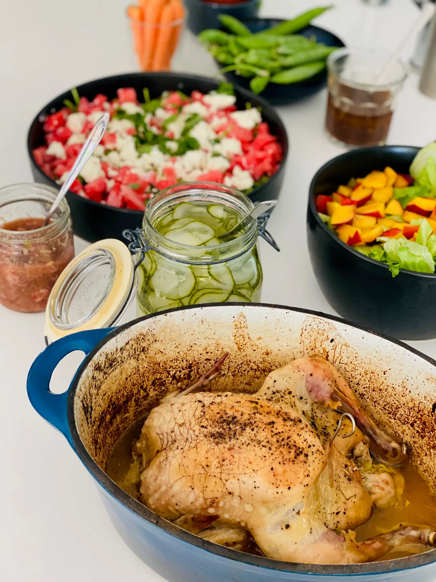 Grydestegt kylling med persille