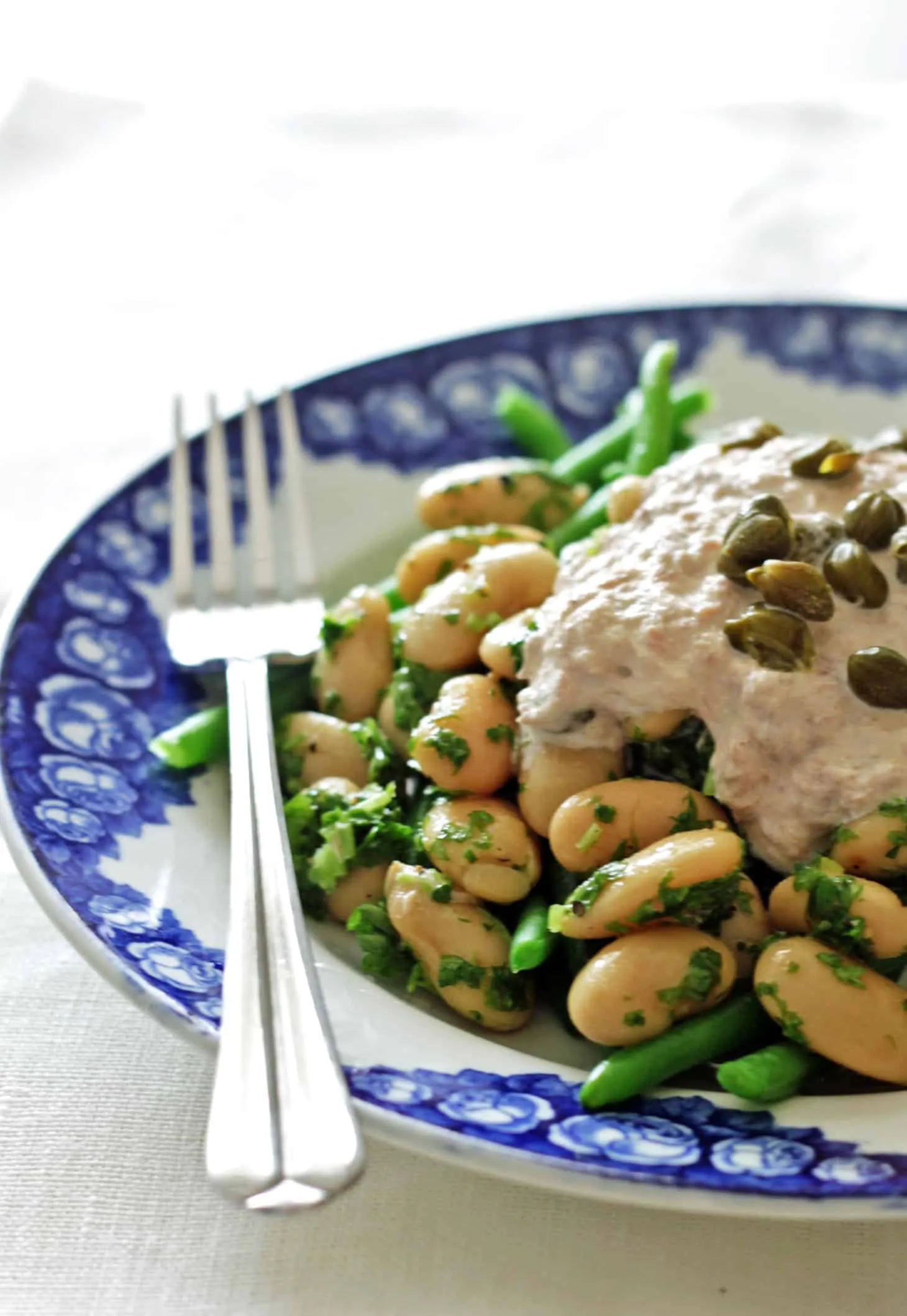 Fagioli Tonnato med bønner i tuncreme