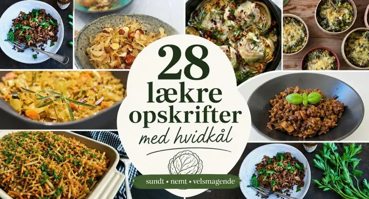 28 lækre opskrifter med hvidkål
