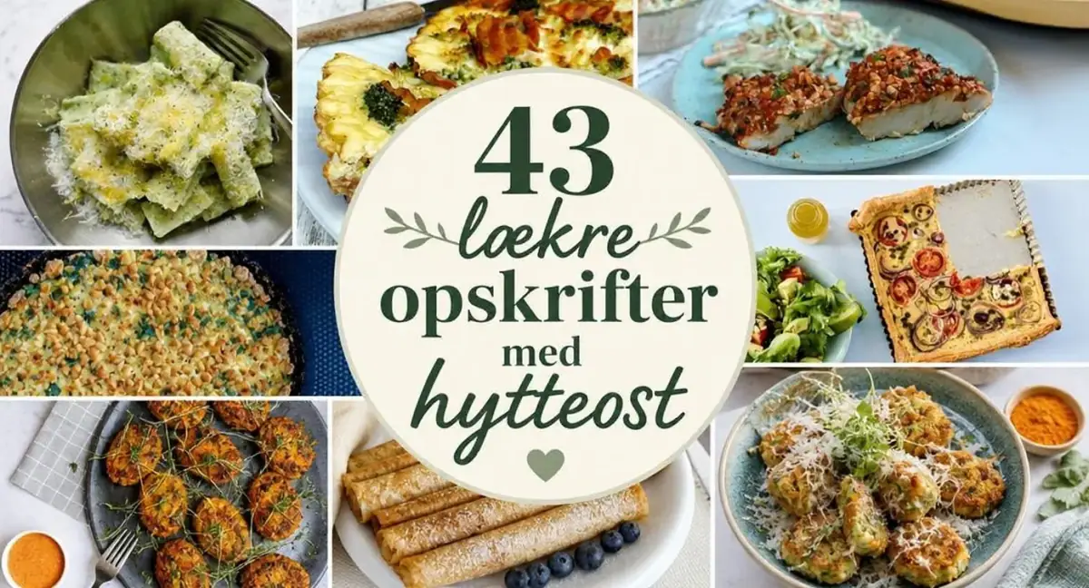 43 lækre opskrifter med hytteost
