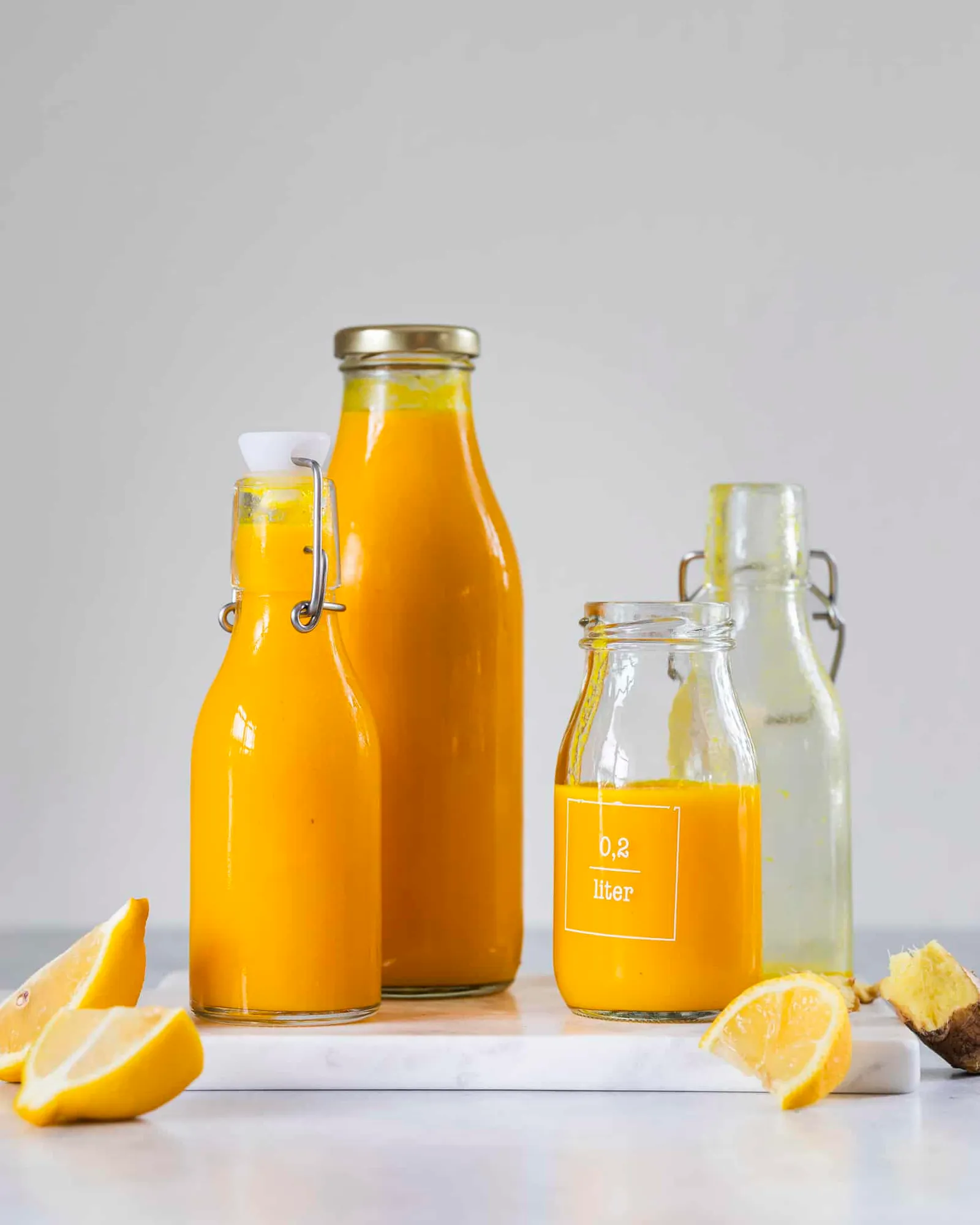 Ingefærshot med citron