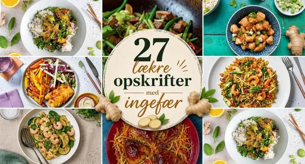 27 lækre opskrifter med ingefær