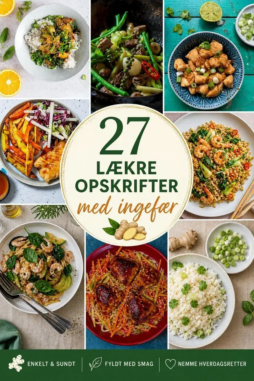 27 lækre opskrifter med ingefær