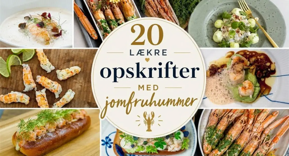 20 lækre opskrifter med jomfruhummer