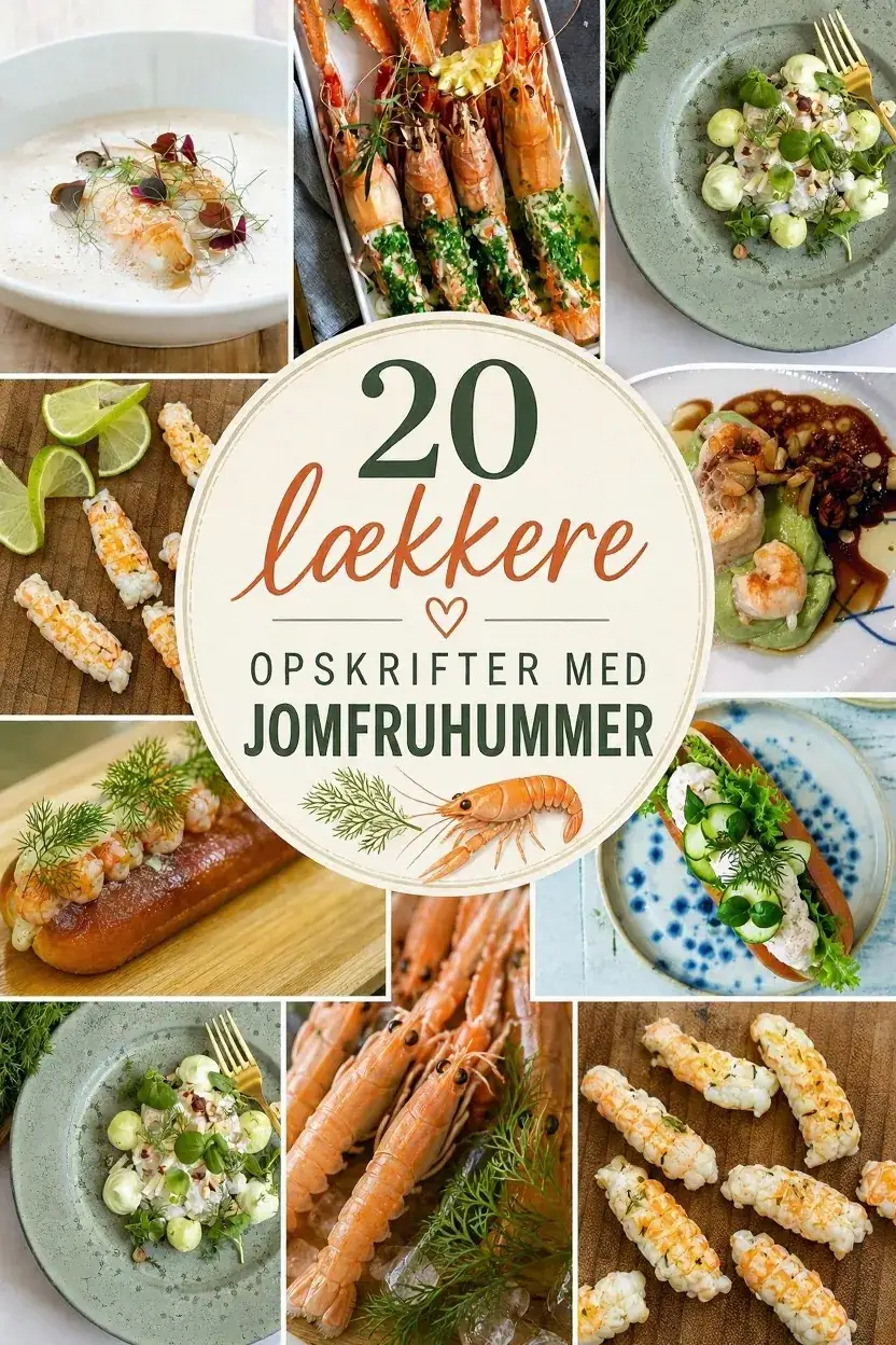 20 lækre opskrifter med jomfruhummer