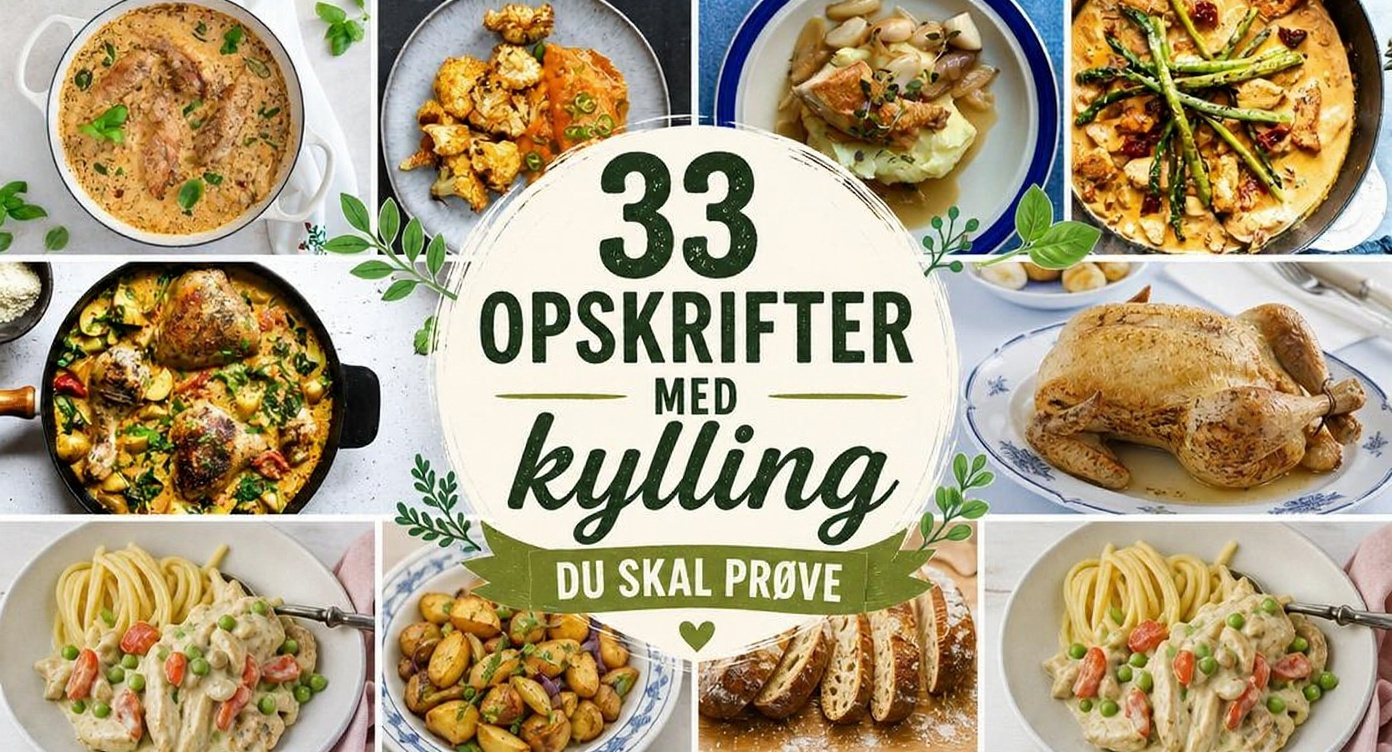 33 nemme opskrifter med kylling