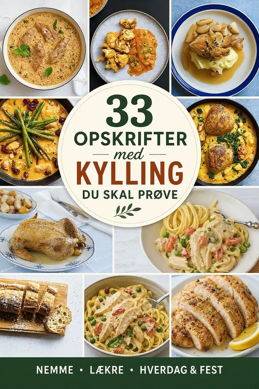 33 nemme opskrifter med kylling