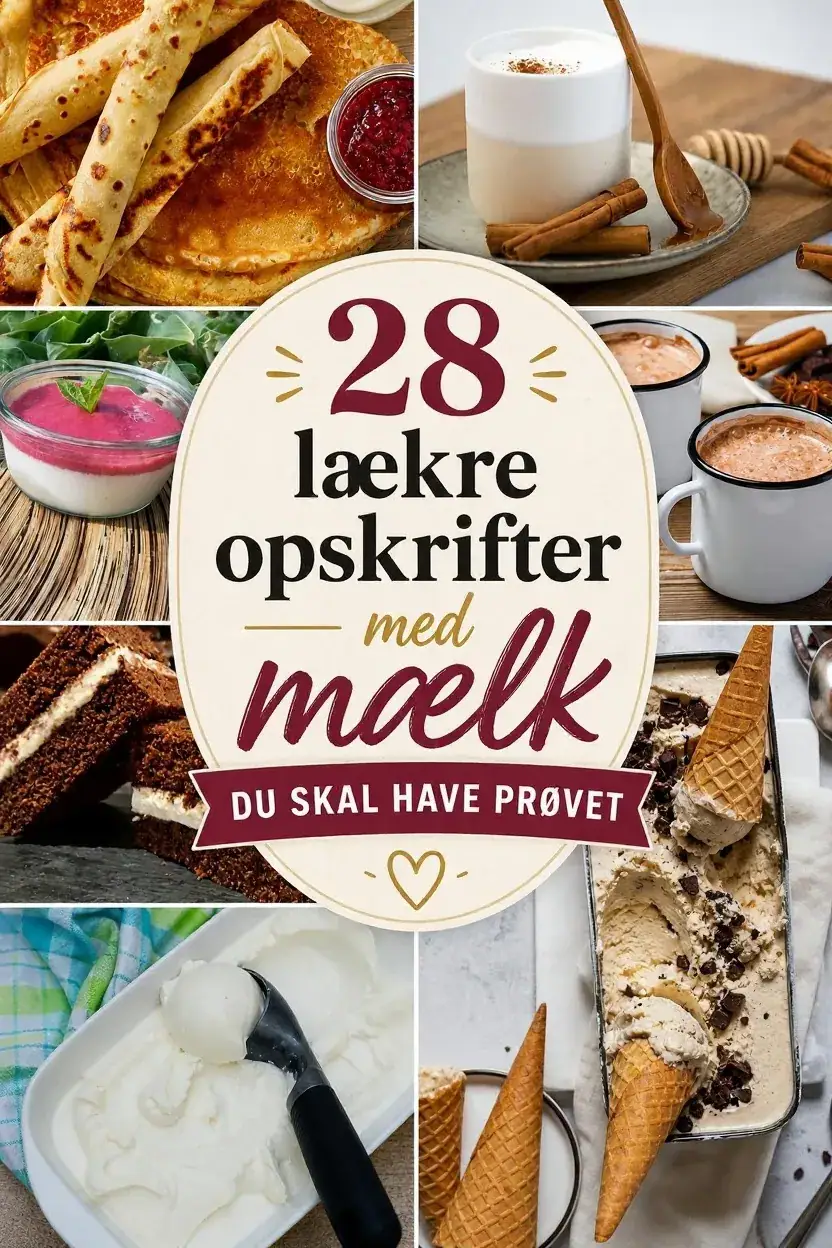 28 lækre opskrifter med mælk du skal have prøvet