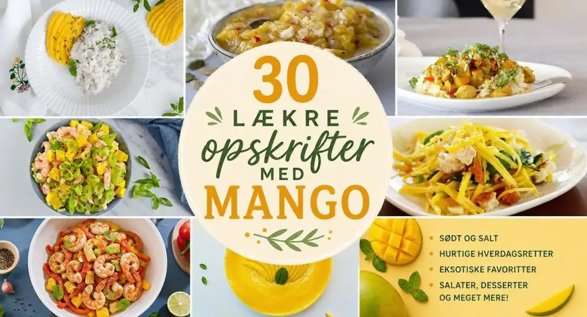 30 lækre opskrifter med mango