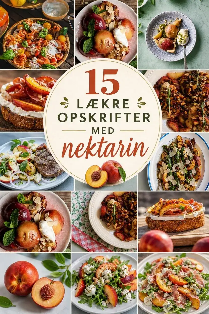 15 lækre opskrifter med nektarin