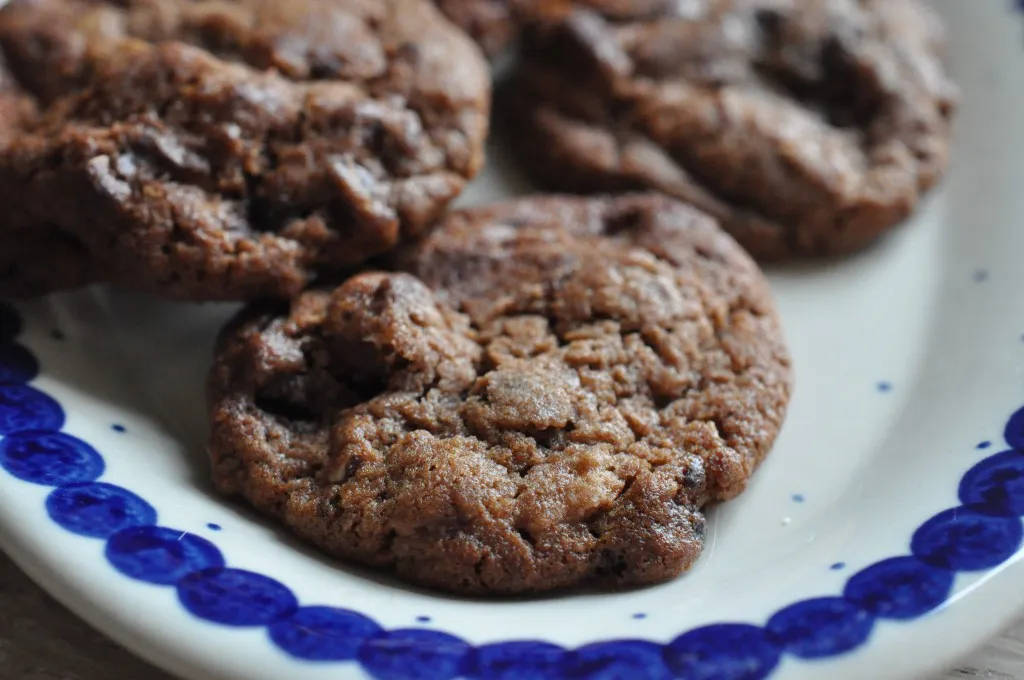 Cookies med Nutella og nødder