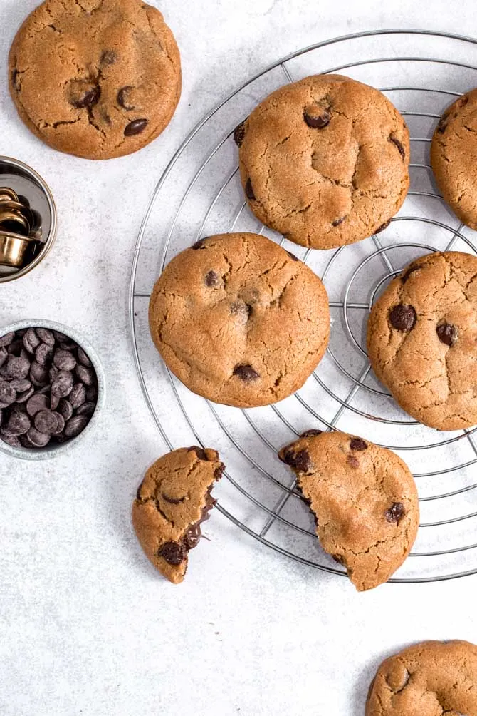 Nutella-fyldte cookies