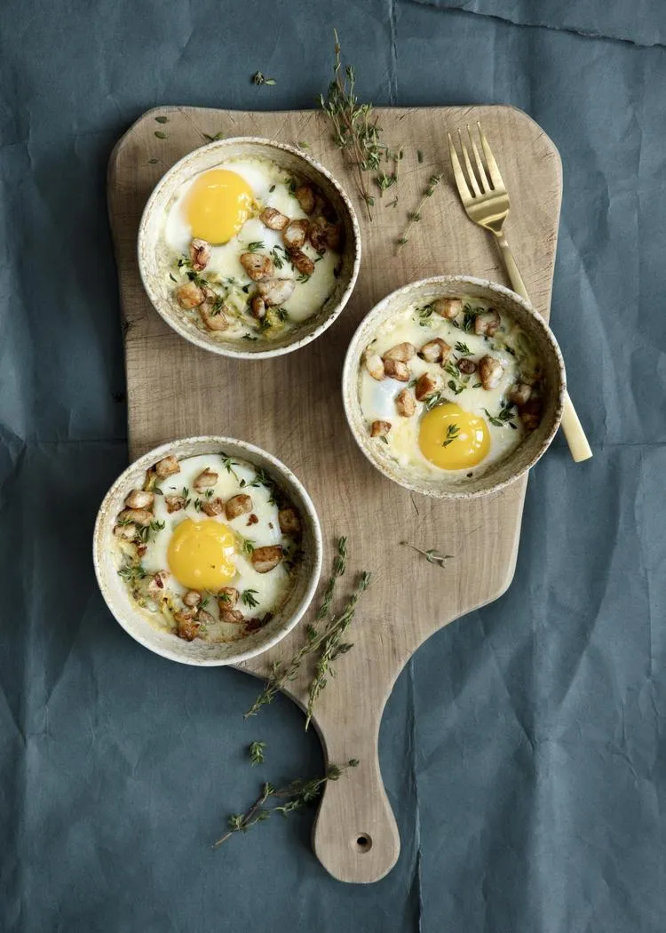 Æg og kål en cocotte