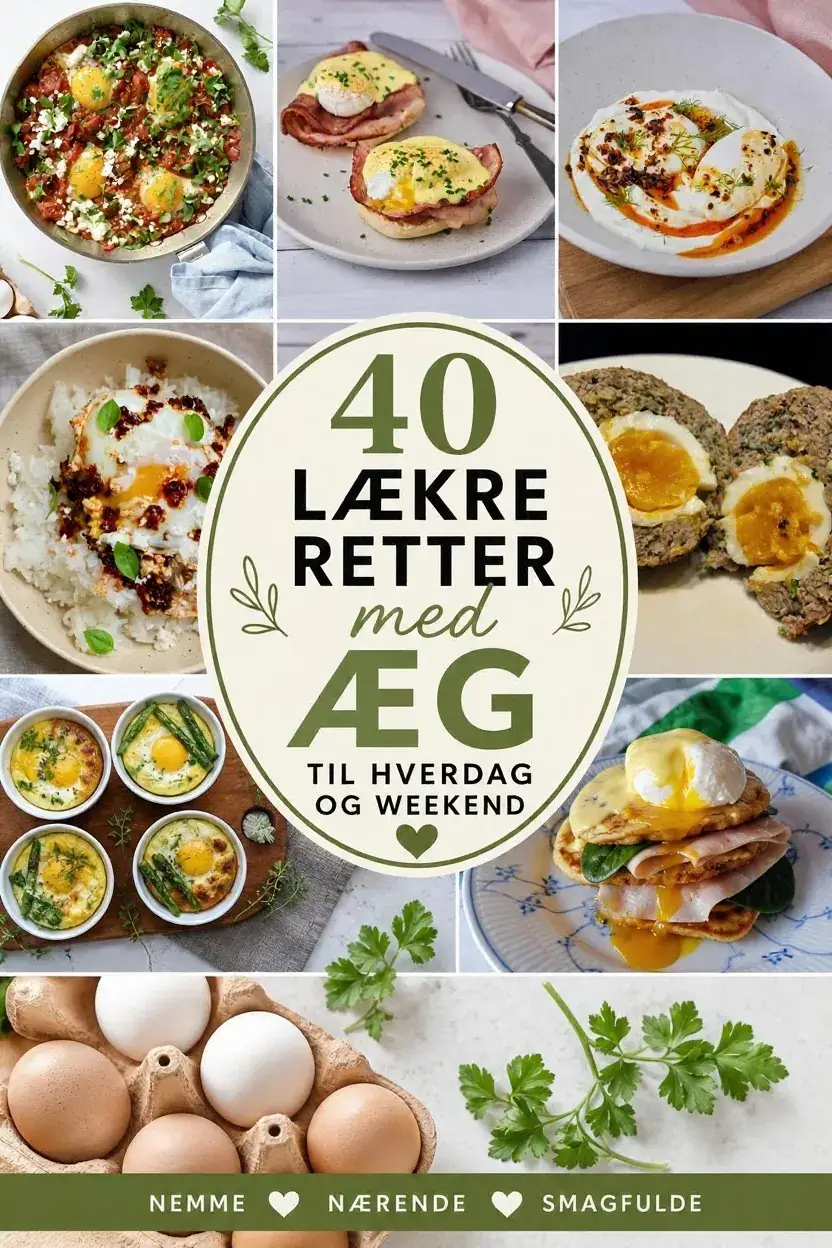 40 lækre retter med æg til hverdag og weekend