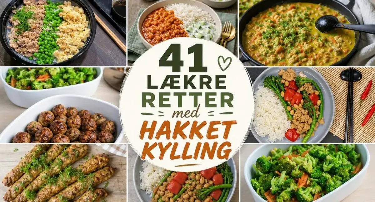 41 lækre retter med hakket kylling