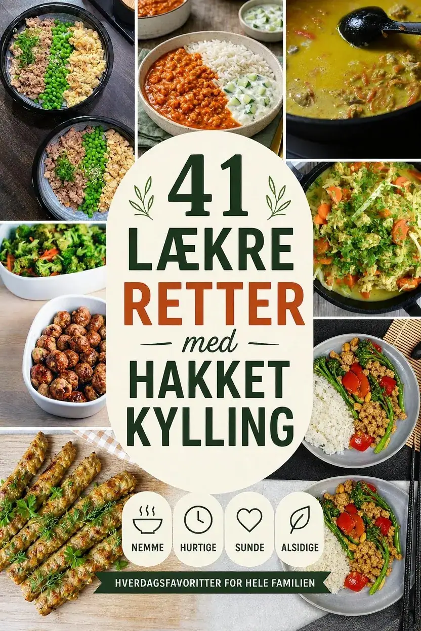 41 lækre retter med hakket kylling