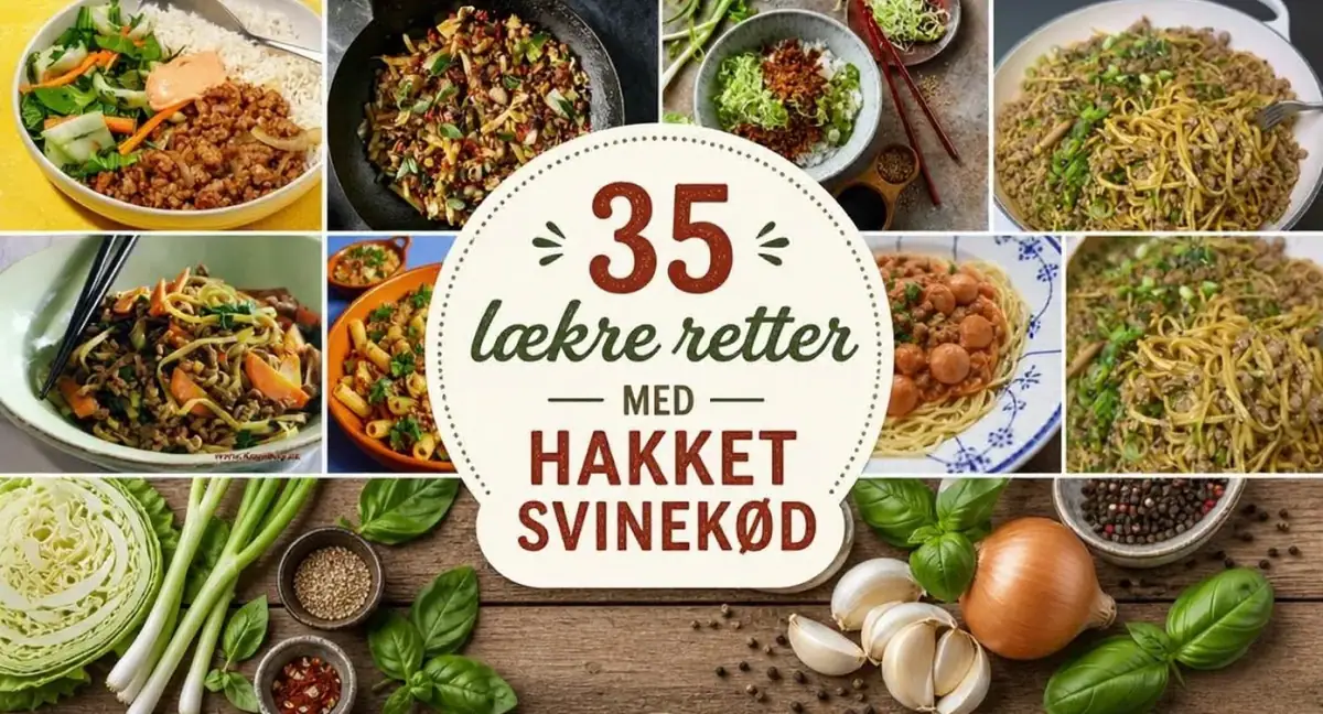 35 lækre retter med hakket svinekød