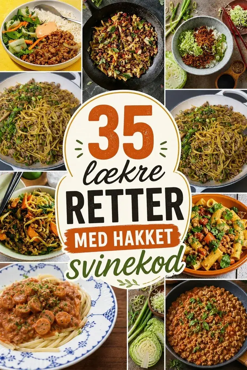 35 lækre retter med hakket svinekød