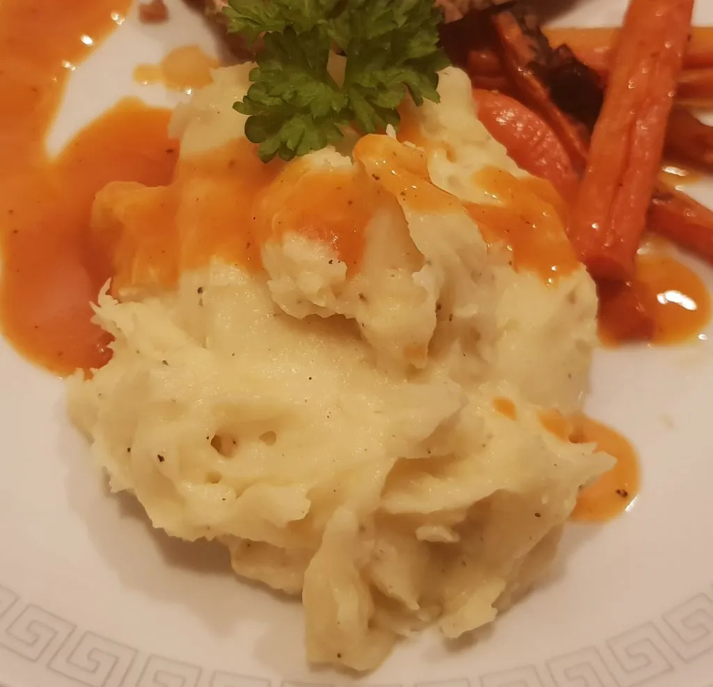 Hvidløgskartoffelmos