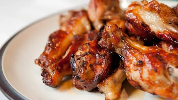 Kylling BBQ med brasede kartofler
