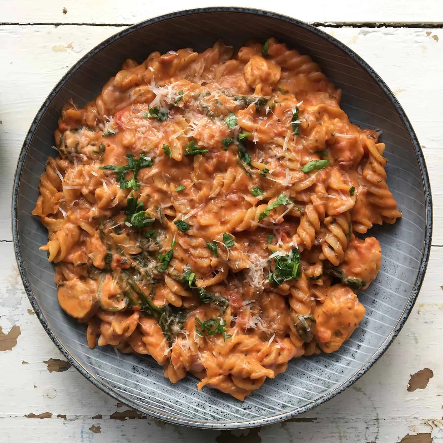 One pot pasta med kylling