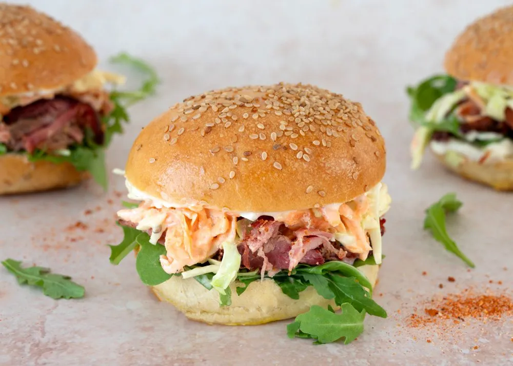 Pulled pork burger