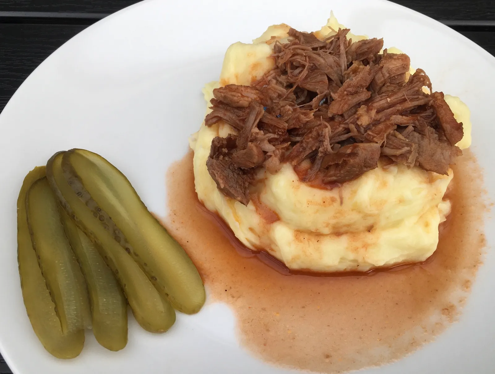 Pulled pork af rester