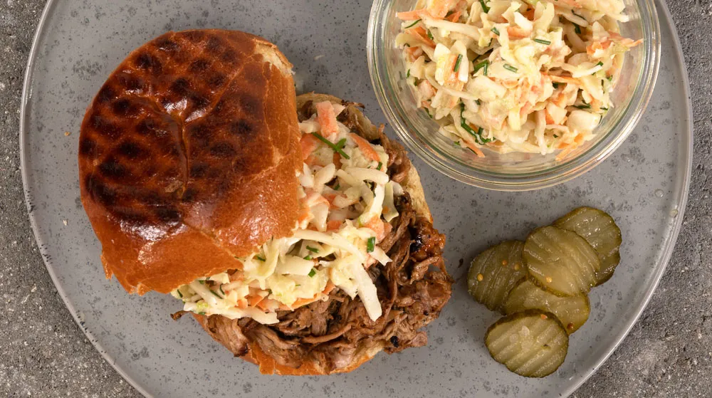 Pulled pork sous vide