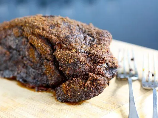 Pulled pork i ovn med dry rub