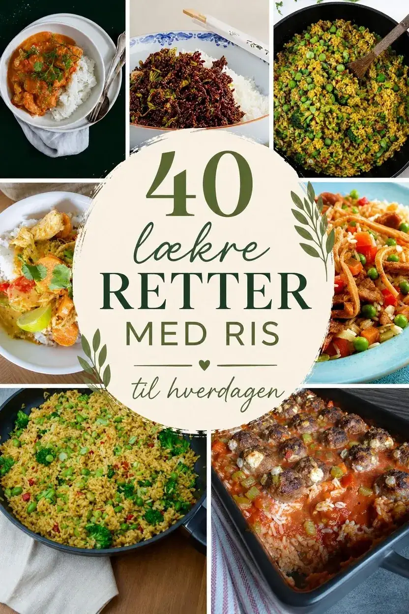40 lækre retter med ris til hverdagen