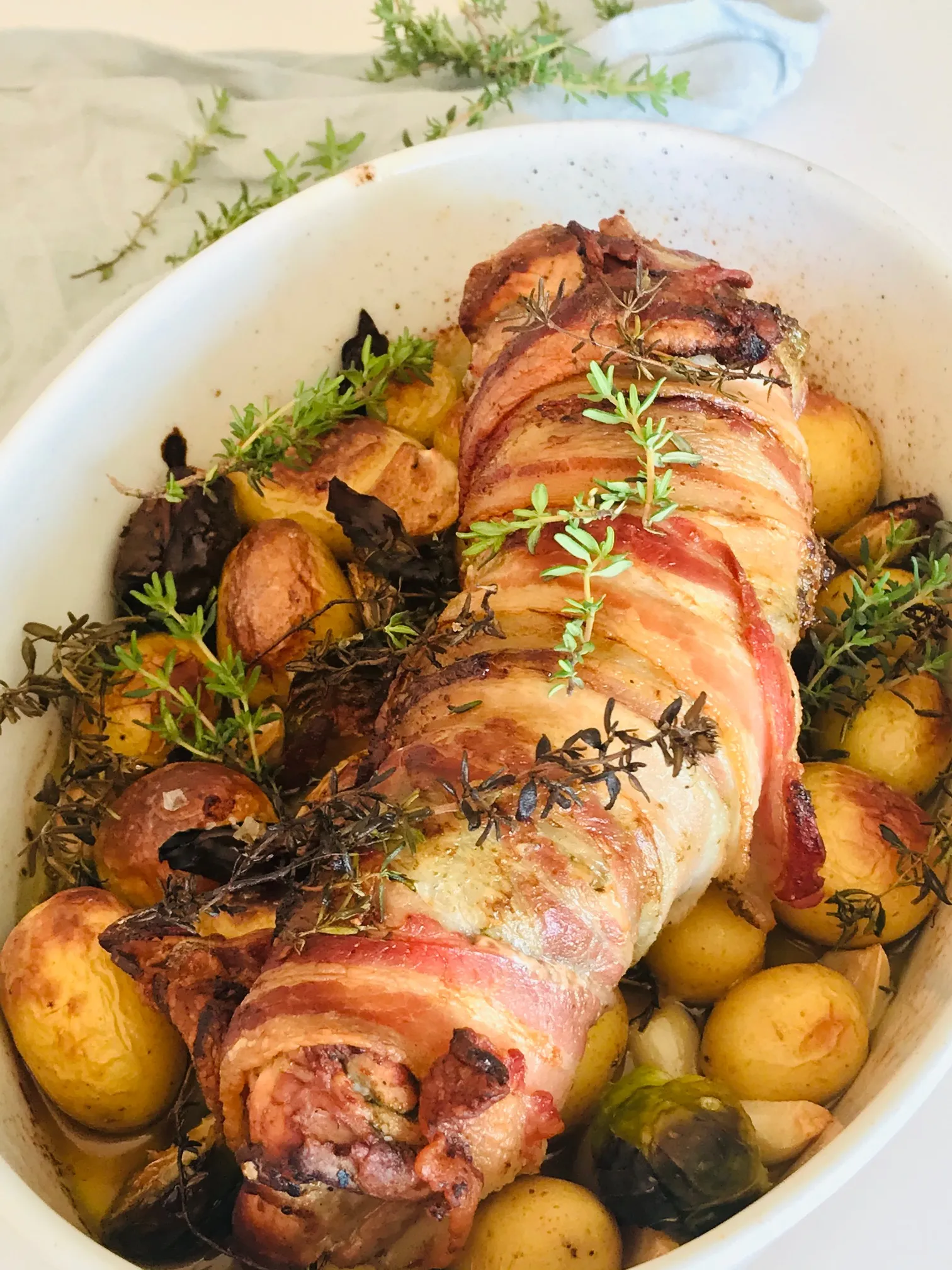Svinemørbrad med bacon