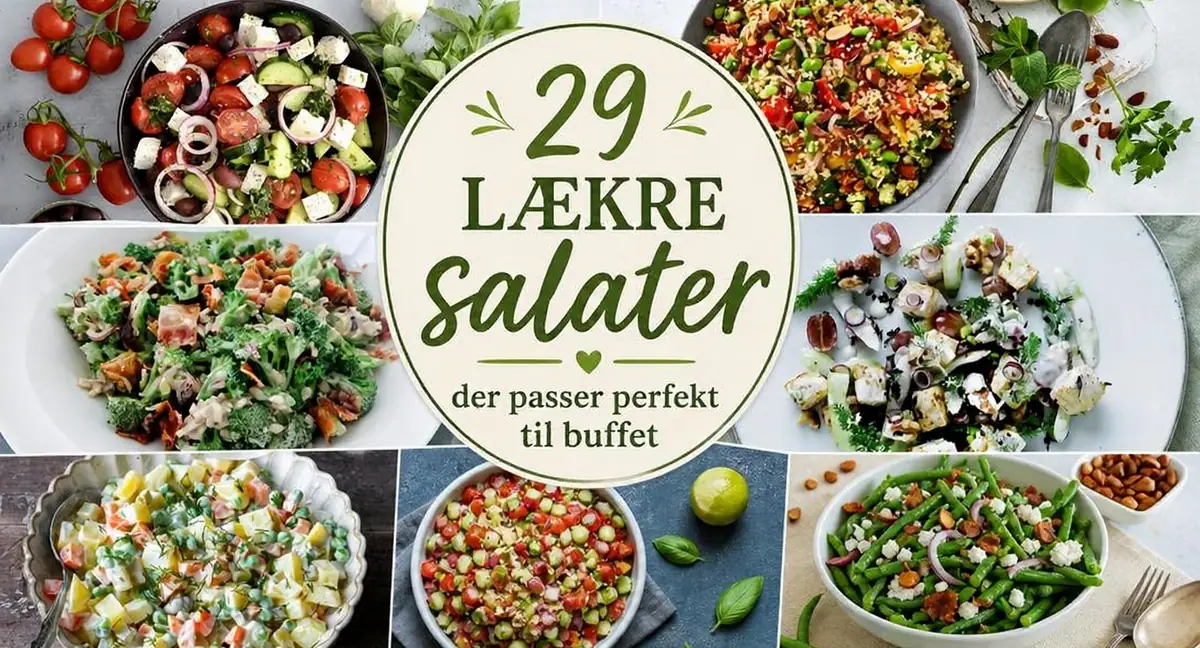 29 lækre salater der passer perfekt til buffet