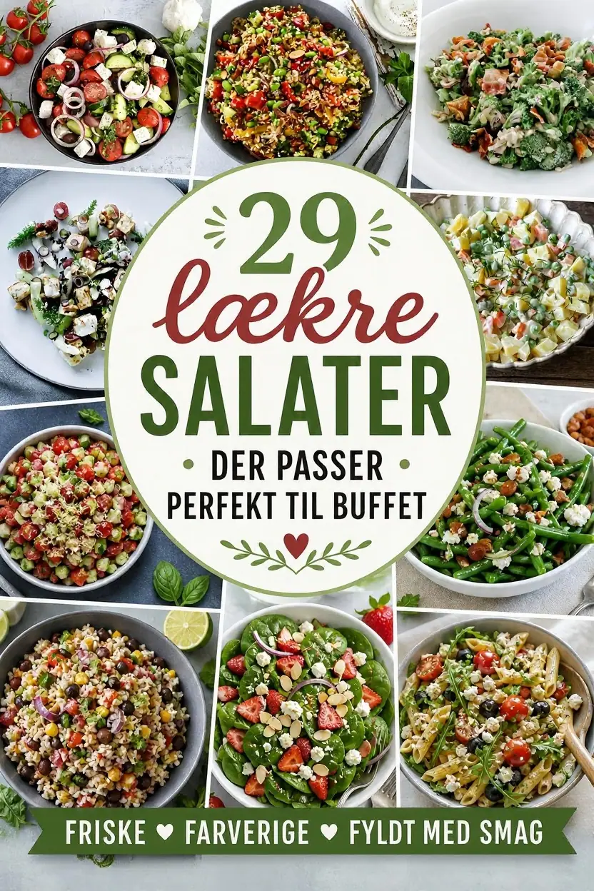 29 lækre salater der passer perfekt til buffet