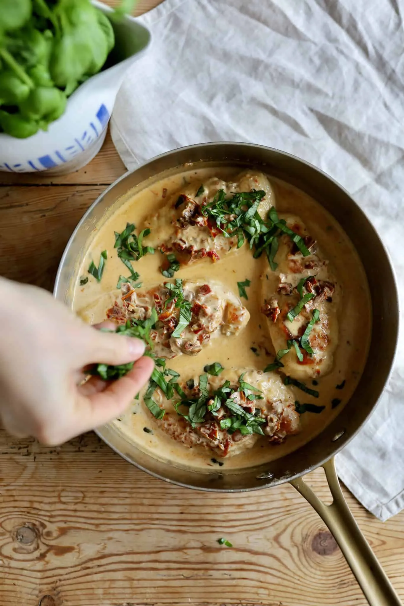 Marry me chicken — cremet kylling i flødesauce
