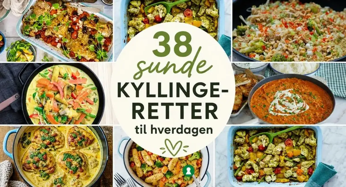 38 sunde retter med kylling til hverdagen
