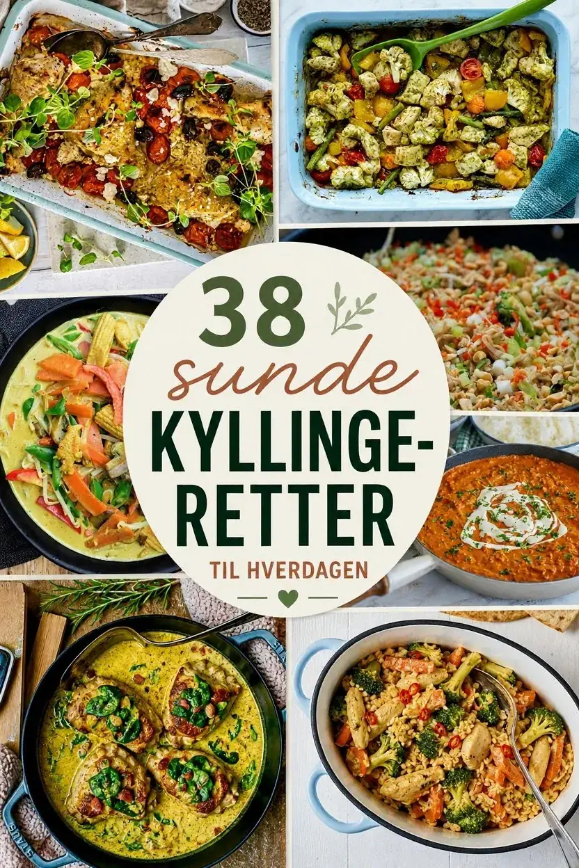 38 sunde retter med kylling til hverdagen